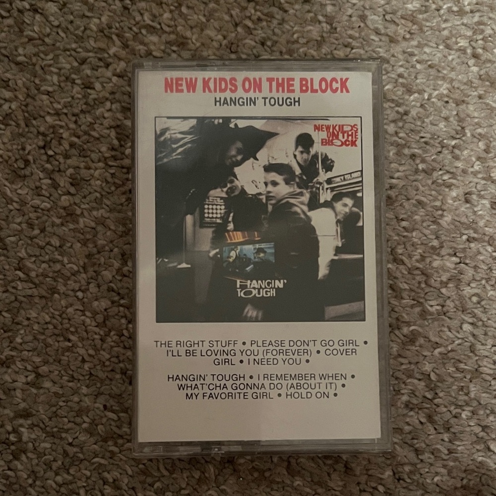 New Kids on the Block Hangin' Tough Cassette 1988